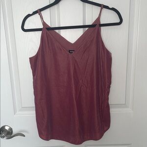 Express Pink Velvet Camisole Top